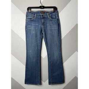 Aeropostale Women's Juniors Stretch Bootcut Jeans Blue Denim Size 7/8 (30x30)